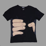 HANG-QIAO Print Hand T-Shirt