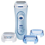 Braun Silk-epil LS5160 Lady Shaver - Wet & Dry Cordless Electric Hair Removal Razor and Bikini Trimmer for Women